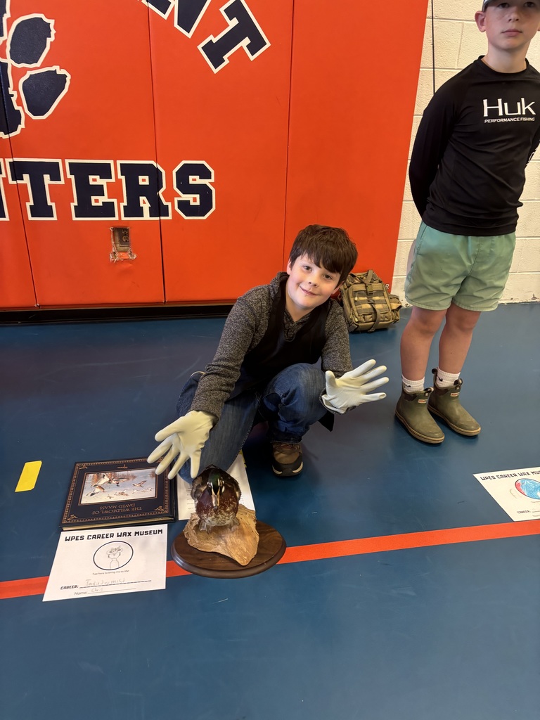 Students participating at WPPS  Wax Museum