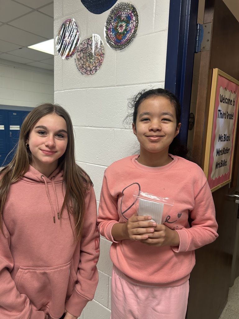 Students  whose art will be desplayed during the Youth Art Month Exhibition.