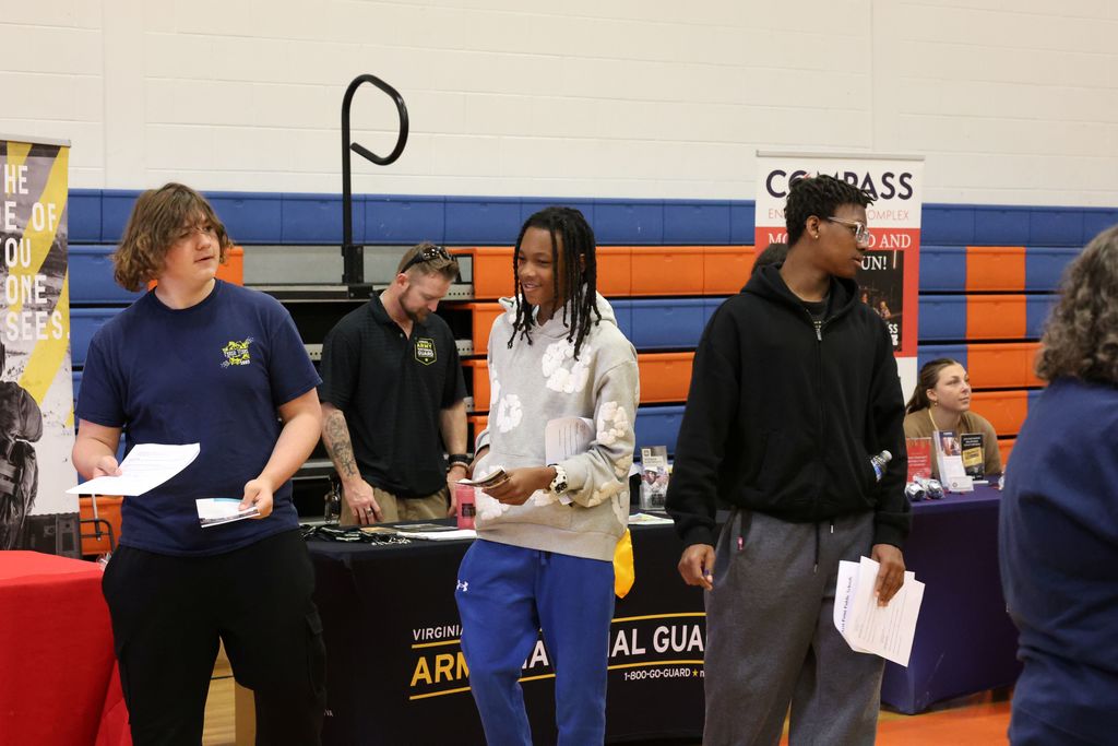 Students participating at The WPPS Career Fair