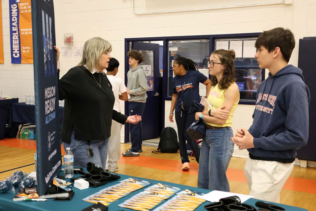 Students participating at The WPPS Career Fair