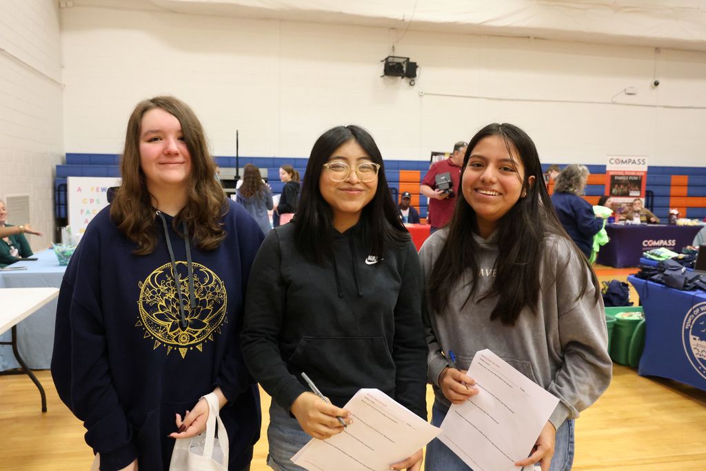 Students participating at The WPPS Career Fair