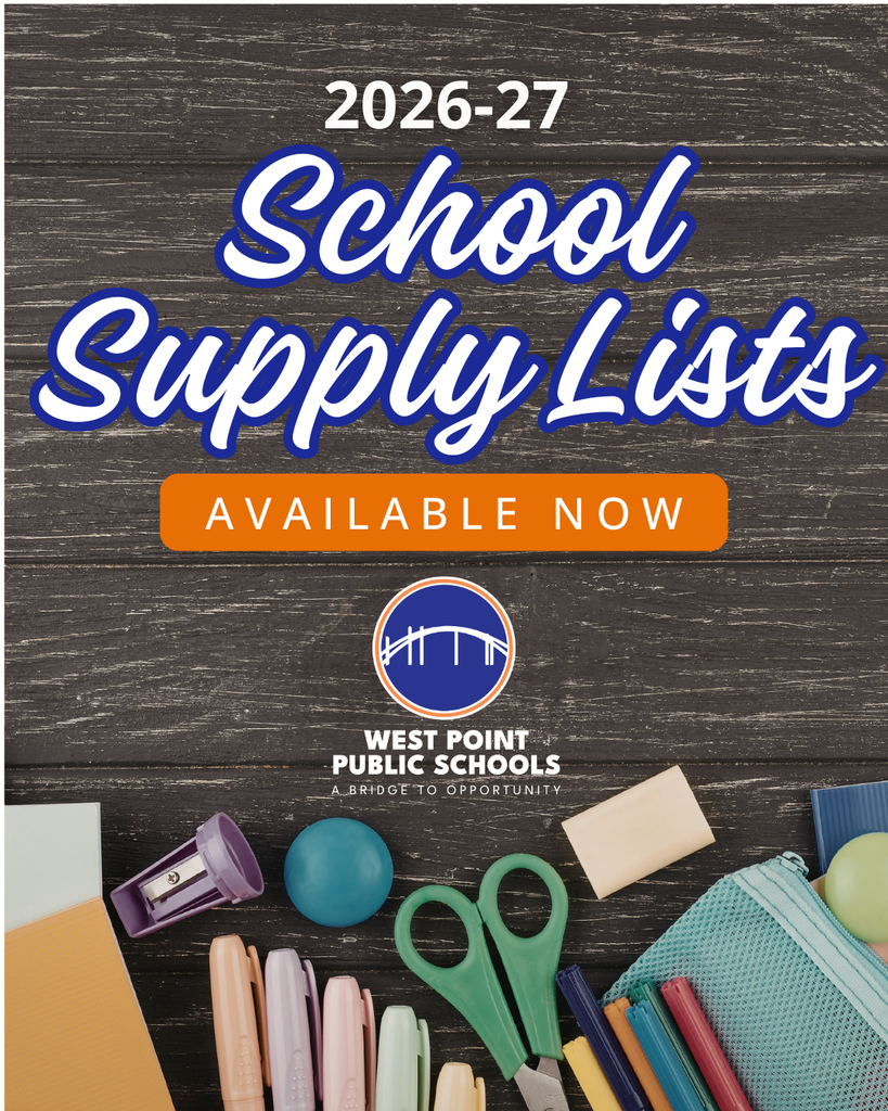 2026-27 School Supply List Flyer