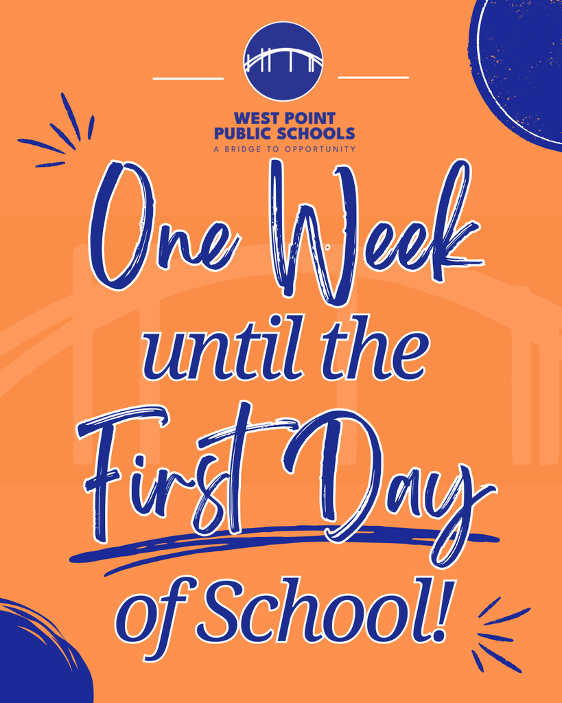 1 week till back to school flyer