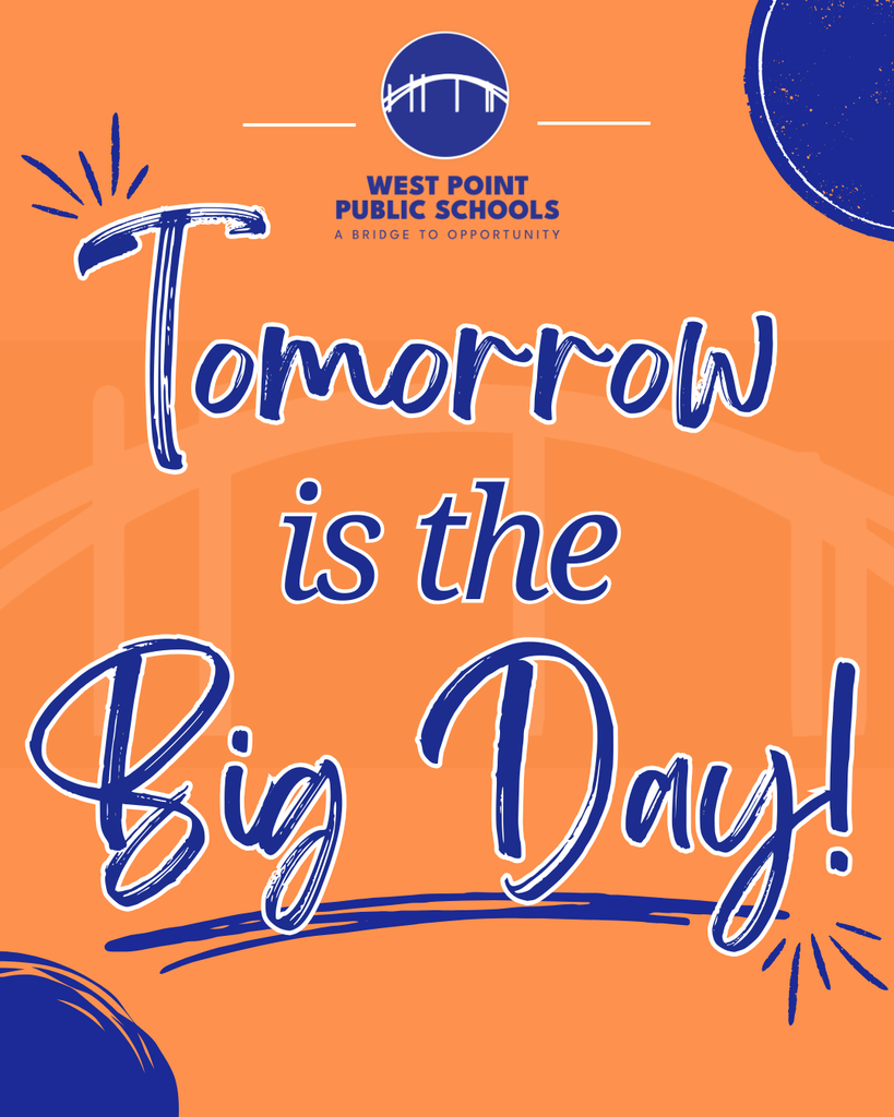 Tomorrow is the big day!
