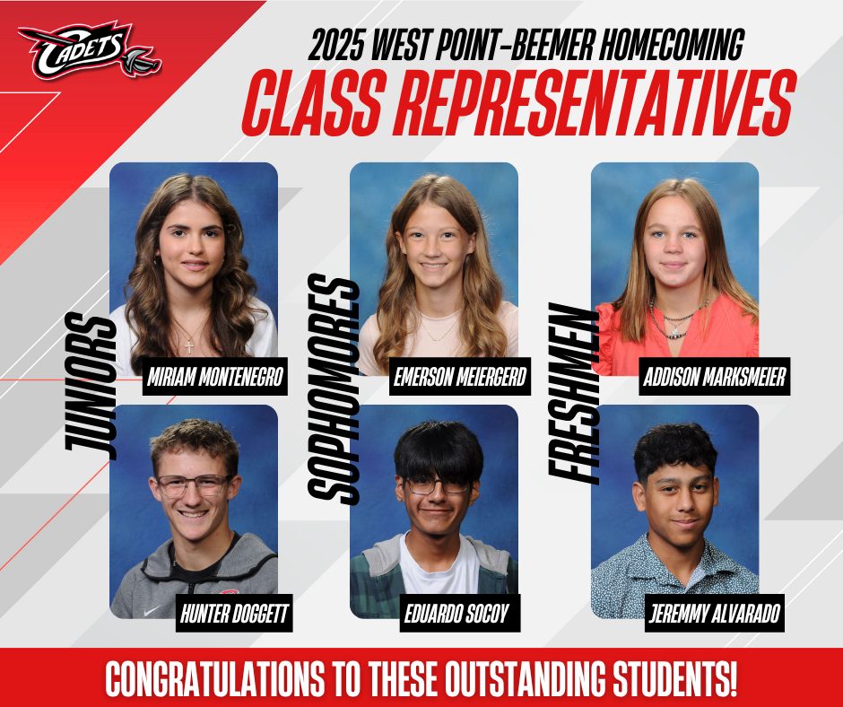 2025 Homecoming Class Representatives