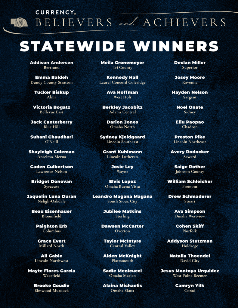 NSAA Currency Believers & Achievers - Jesus Montoya Urquidez