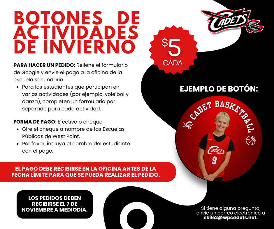 Winter Activity Buttons