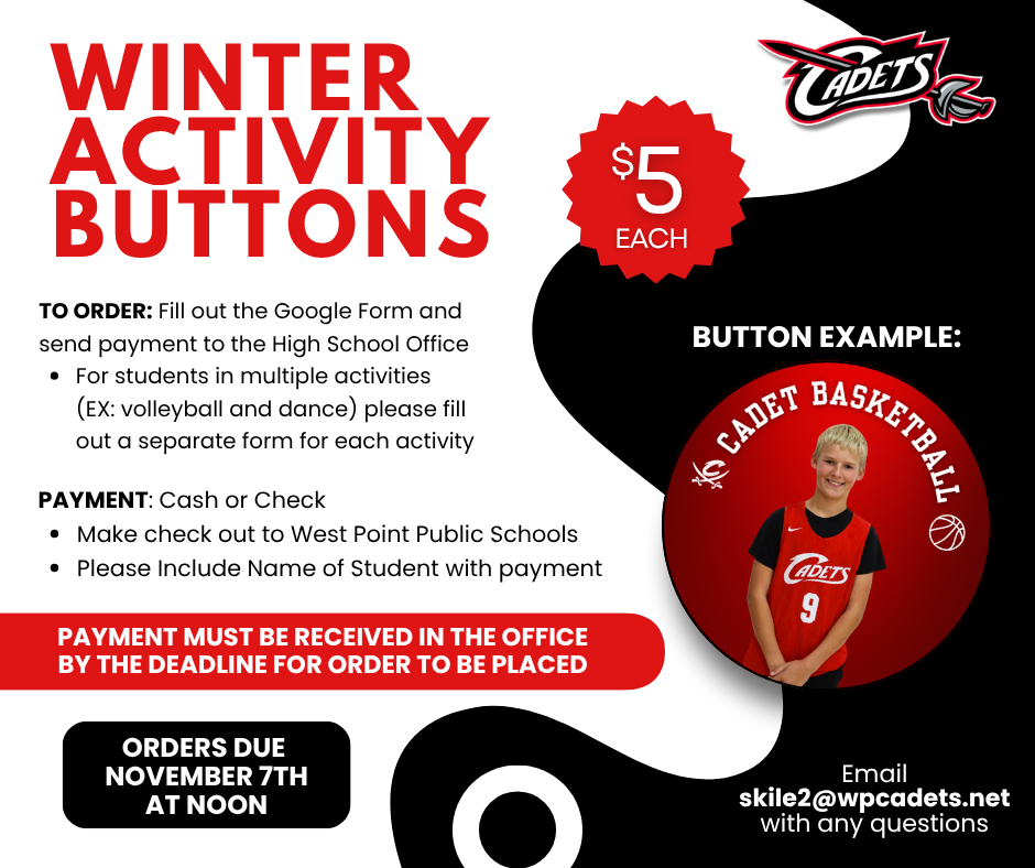 Winter Activity Buttons
