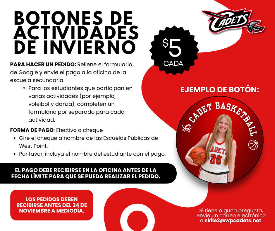 Winter Button Orders