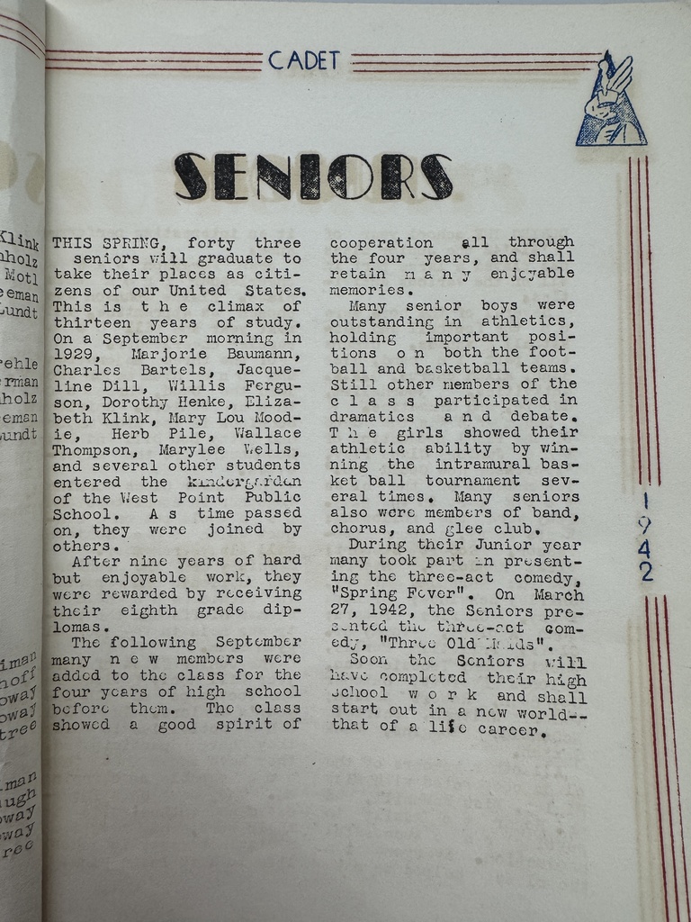 Throwback Thursday - 1941-1942