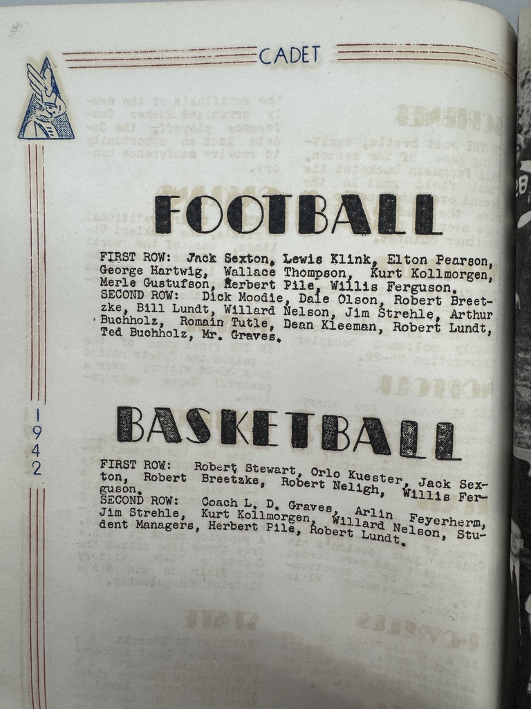 Throwback Thursday - 1941-1942