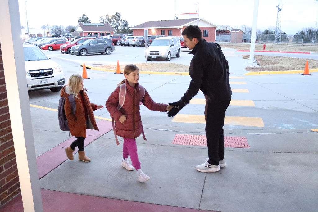 Happy High-Five Friday! ✋  Even though it was cold and dark out, our Boys Basketball team showed up bringing the energy, smiles, and high fives to start the day right. That’s how you warm up a Friday morning! 🔥  #cadetpride⚔️