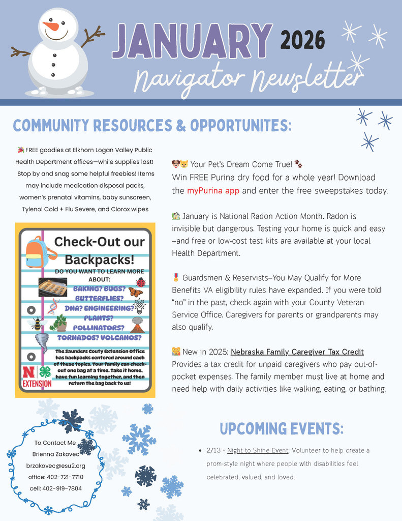 ESU2’s January Navigator Newsletter