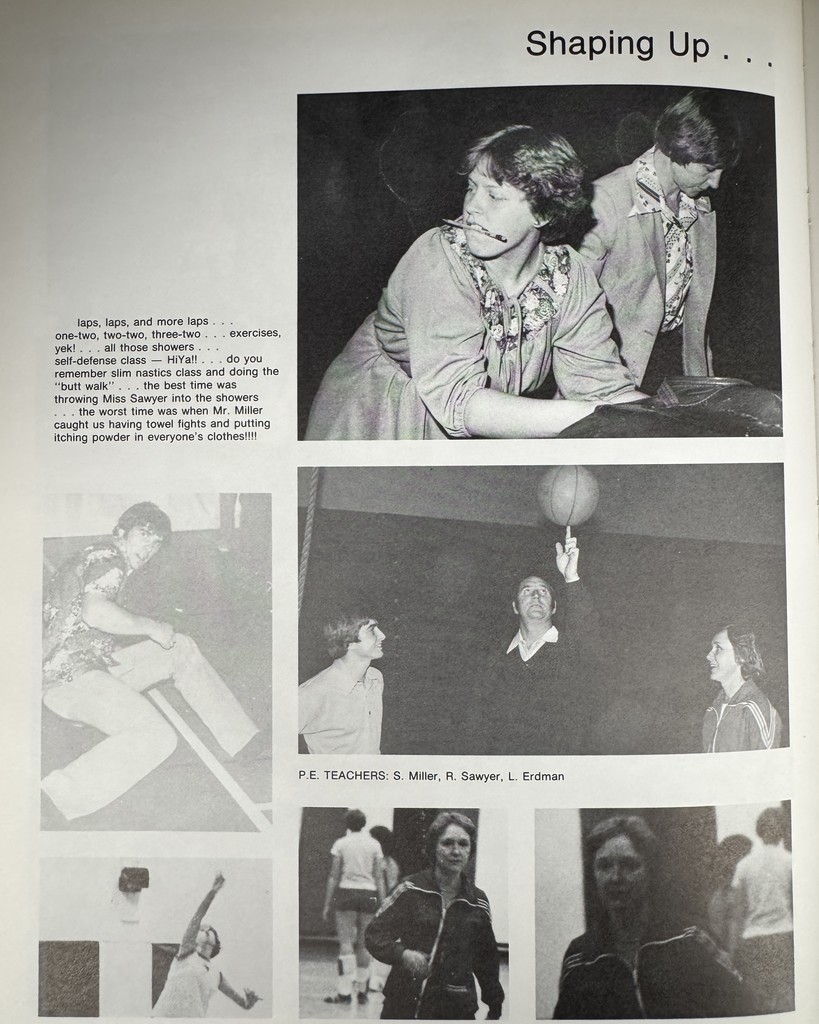 47 Years Ago in Cadet History…  We’re rewinding it back to the 1978–1979 school year!   Students Kept Smiling, Shaping Up in Gym Class, and Teachers clearly Hard at WORK? Some things change, but school spirit never goes out of style!  #throwbackthursday #cadetpride⚔️