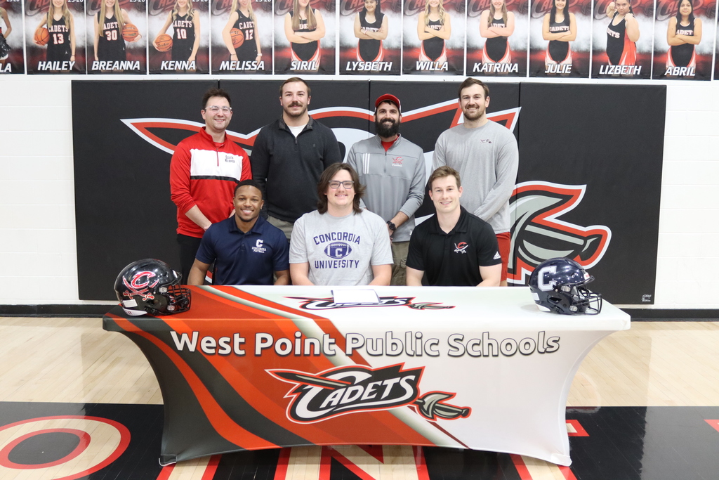 Congratulations to West Point-Beemer senior Nate Vander Griend on his commitment to play football at Concordia University! 🏈  We wish you all the best in your future as a Bulldog! 🐶  #cadetpride⚔️