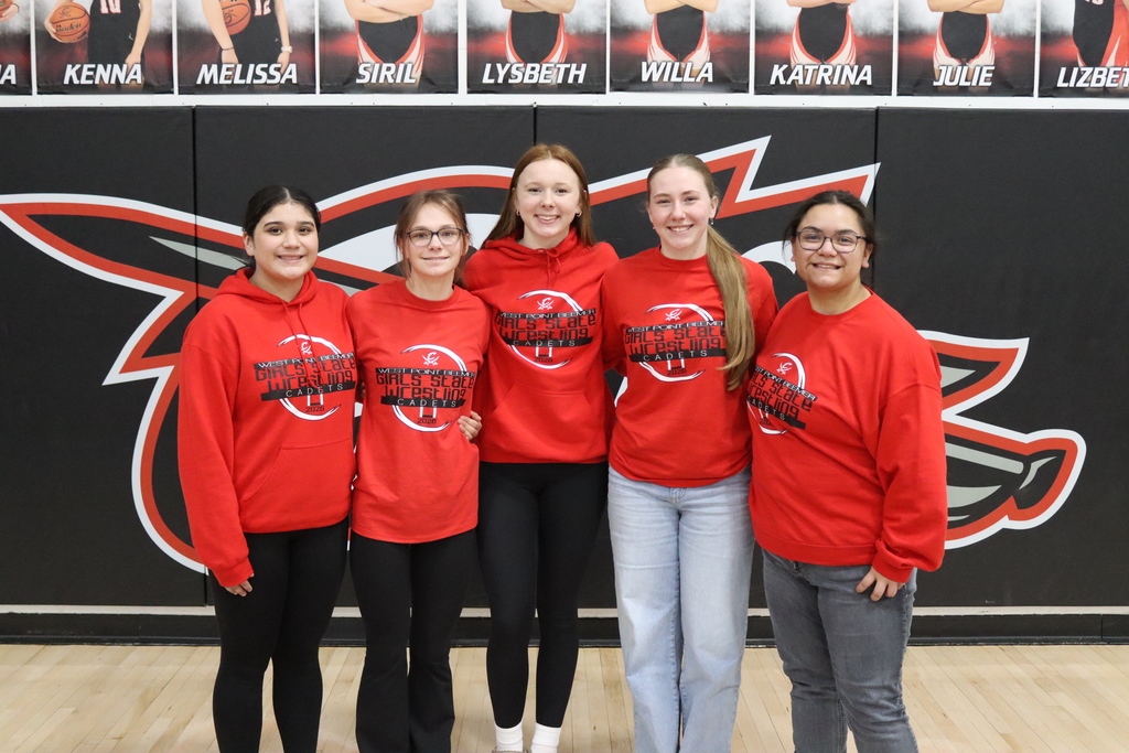 This afternoon, our students and staff lined the hallways to cheer on West Point Beemer Girls (Lizbeth Gonzalez, Katrina Moyer, Teagen Berg, Ava Mahnke, and Analia Aguirre) & West Point Beemer Boys (Manny Figueroa, Layton Schroeder, and Graidy Tusha) wrestlers with a celebratory hallway walk! 🎉  We wish them all the best of luck at the State Wrestling Tournaments this week in Omaha! We're so proud of you! 👏   #StateBound #cadetpride⚔️