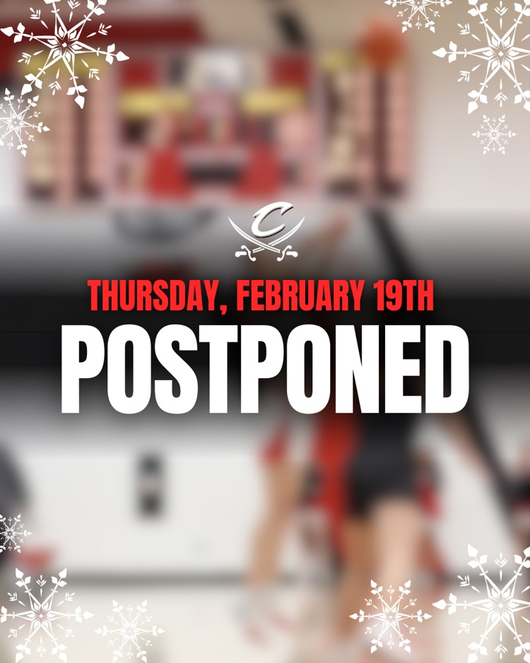 Due to potential weather, today’s Junior High Girls Basketball game vs North Bend Central will be postponed. A potential make up date will later be announced.  #cadetpride⚔️