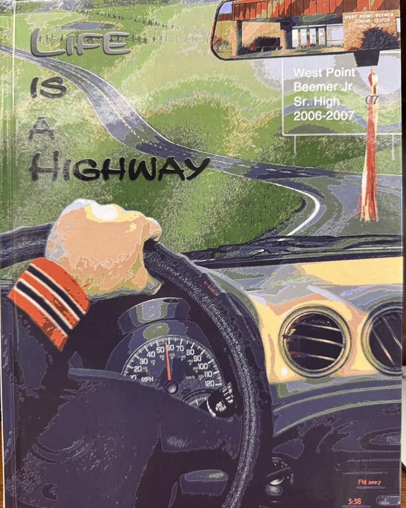 19 Years Ago in Cadet History…  Cruising back to 2006–2007, when the yearbook theme was “Life is a Highway.” 🚗  Flip through those pages and you’d find the high schoolers ‘Back in the Fast Lane’, a survey of some car-related questions, and checking out the cost of goods in 2007 - when gas prices were climbing, flip phones were everywhere, and MySpace ruled the internet!  It was the era of iPods, side-swept bangs, and singing along to Rascal Flatts on the radio. Life really was a highway, and the Cadets were riding shotgun!   #throwbackthursday #cadetpride⚔️