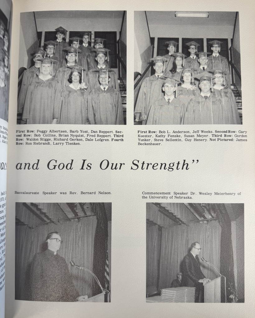 56 Years Ago in Cadet History…  1970: a time of moon landings, peace signs, and a world changing fast.   This yearbook was dedicated to retiring teacher Mr. Reuben Alberding, who gave 21 consecutive years to WPHS, leaving a lasting mark on generations of Cadets.  It also captured the graduation of the Class of 1970 in their final moments as Cadets, standing on the edge of a brand-new decade full of possibility.  As the ’60s faded and the ’70s began, one thing stayed constant: Cadet pride!  #throwbackthursday #cadetpride⚔️