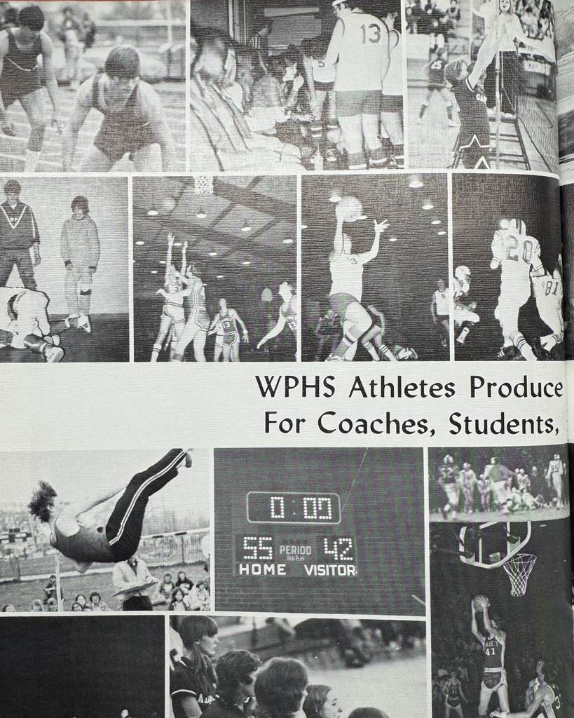 52 Years Ago in Cadet History…   The 1973-1974 school year—a time of bell-bottoms, vinyl records, and Friday nights under the lights!   That year’s pages highlighted WPHS athletes producing a year to remember and a standout season where the boys golfers earned an enviable record on the course.   Cadet athletes were setting the tone for pride, teamwork, and success!   #throwbackthursday #cadetpride⚔️
