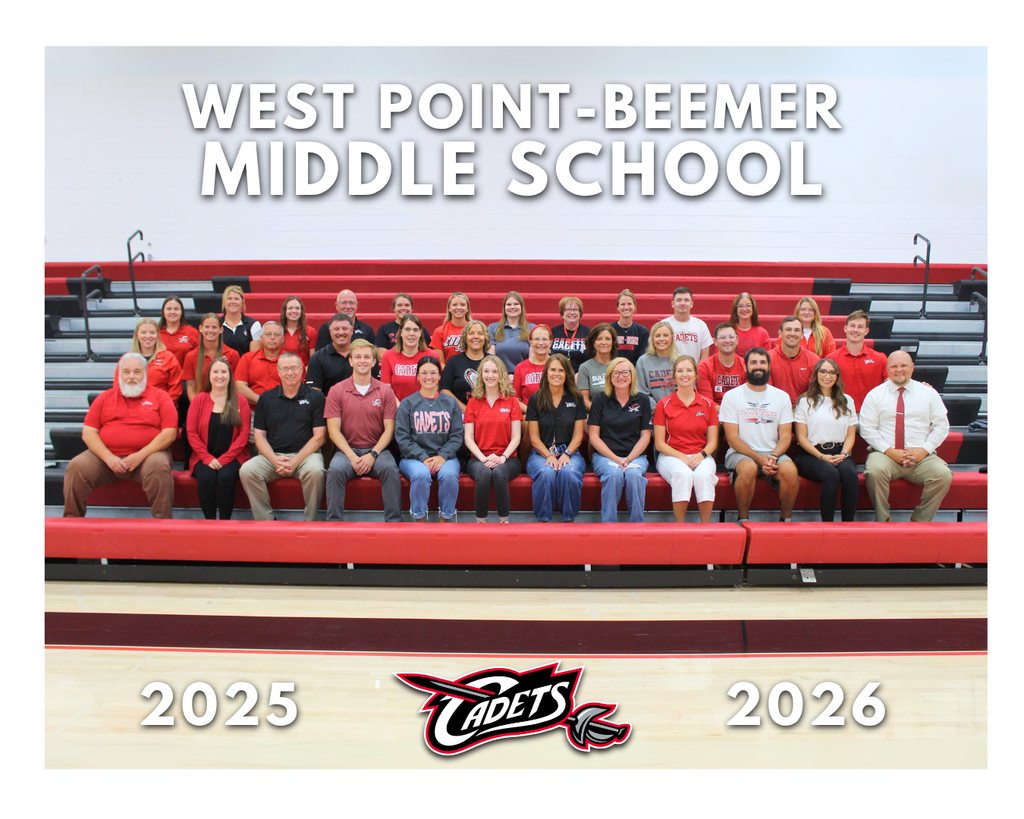 It’s Teacher Appreciation Week! ✨🍎 To our amazing West Point Public Schools teachers: thank you for the early mornings, the extra time, the encouragement, the creativity, and everything you pour into our students each day. You’re the ones cheering them on, pushing them to be better, and making our schools feel like home. We are so lucky to have the best of the best right here at WPPS! Help us show them some love this week! ❤️ #cadetpride⚔️