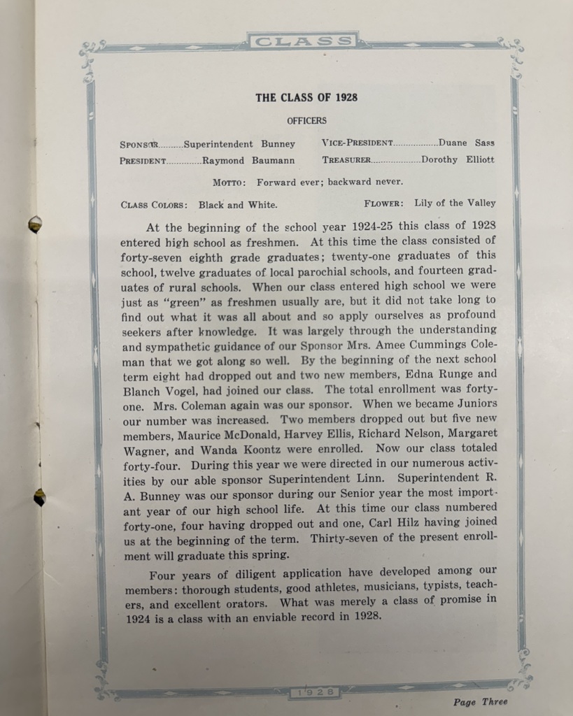 98 Years Ago in Cadet History… The oldest yearbook that we have on hand here at the school! The Class of 1928 consisted of 37 graduates, who left behind a Class Will & Class Prophesy to commemorate their time at West Point High! #throwbackthursday #cadetpride⚔️
