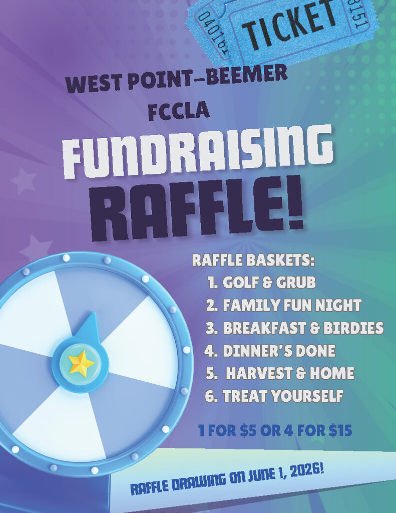 @westpointbeemerfccla students who qualified for Nationals (Evelyn Sanchez, Eduardo Socoy, & Jesus Cordero) will be traveling to Washington, D.C. this summer to compete and represent our school with their STAR Events projects. To help offset conference expenses, our chapter is currently hosting a raffle with some fantastic prizes generously donated by local businesses. Some of the raffle prizes include: - 2 passes to Vala’s Pumpkin Patch - A round of golf for four with cart rentals at both Indian Trails Country Club and Oakland Golf Club - Gift cards and free food from local restaurants - A Red Door Coffee gift basket featuring a tumbler, coffee, gift card, free cupcakes, and pastries And many more great items! There are over $1,200 worth of prizes total, divided into 6 themed raffle baskets. Please check out the attached flyer for basket details. Tickets are: - $5 for 1 ticket - $15 for 4 tickets Winners may win multiple times depending on the number of tickets purchased. The raffle drawing will take place on June 1st. Tickets can be purchased from any of the nationals qualifiers or from FCCLA sponsor Brianna Wolfe at her school email, bwolfe@wpcadets.net. We truly appreciate any support as these students prepare to represent our school on the national stage. Thank you! #cadetpride⚔️