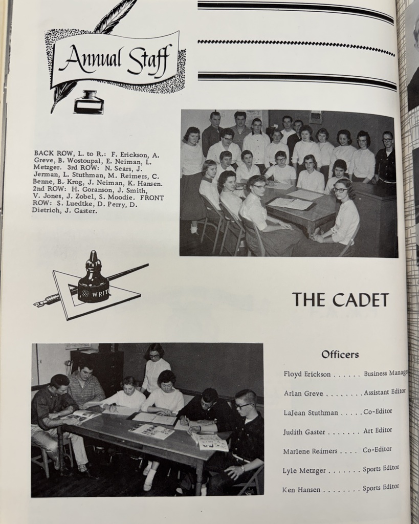 67 Years Ago in Cadet History… 1958-1959…when the halls of WPHS were filled with slicked-back hair, letterman jackets, and the sound of rock ‘n’ roll playing on the jukebox! The Annual staff worked hard to capture memories that we’re still looking back on decades later, and the members of our FFA chapter were learning skills that helped shape the future of agriculture in our community. These students were still finding ways to leave their mark and thankfully, they saved it all in the yearbook for us to enjoy today! #throwbackthursday #cadetpride⚔️