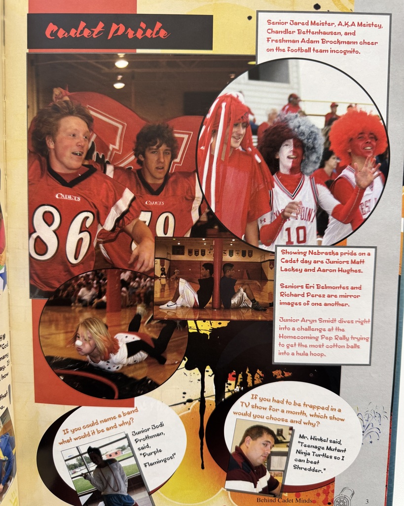 15 Years Ago in Cadet History… 2010-2011: “Behind the Scenes.” 🎬 Let’s be honest… 2010 was a special time. iPod Touches were everywhere, everyone quoted YouTube videos nonstop, and your biggest goal was getting tagged in Facebook photos from Homecoming week! From the energy and school spirit of Cadet Pride, to students giving back through community service, and all the random unforgettable moments captured in Scene That, Done That, this yearbook proved that some of the best memories happen in the moments you don’t plan for. #throwbackthursday #cadetpride⚔️