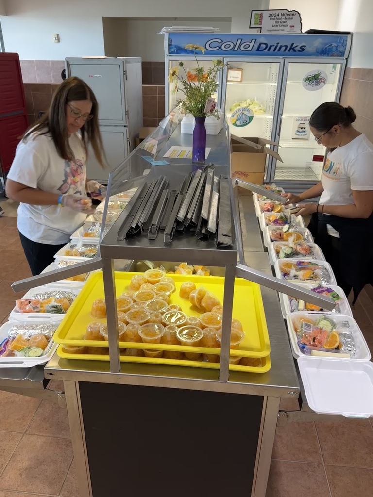 Week #7 of our Summer Food Program! ✅  As we head into the final stretch, we'd like to recognize the incredible team that shows up each morning to prepare, pack, and deliver meals to students throughout our community. Their dedication helps ensure kids have access to nutritious meals all summer long!  REMINDER: Next week is the final week of our Summer Food Program!  #cadetpride⚔️