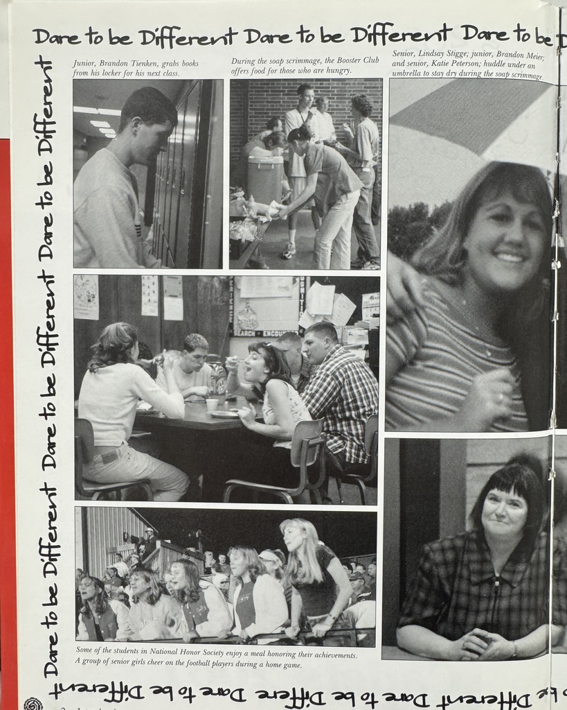 26 years ago in Cadet History...  The 2000–2001 school year challenged Cadets to "Dare to Be Different"!  This week's featured yearbook pages showcased the year's theme, "Changes Create Happy Reactions," and "The Best of Times," capturing the friendships, laughter, and everyday moments that made life at WPHS special.  Back in 2000, students were logging onto AOL with the unmistakable dial-up sound, customizing their AIM away messages, playing Pokémon Gold & Silver on their Game Boys, and listening to artists like *NSYNC, Destiny's Child, and Creed. If you wanted to take a picture with friends, you had to wait for the film to be developed!  Twenty-six years later, one thing is still true: the best high school memories come from being yourself, trying something new, and making the most of every moment.  #ThrowbackThursday #CadetPride⚔️