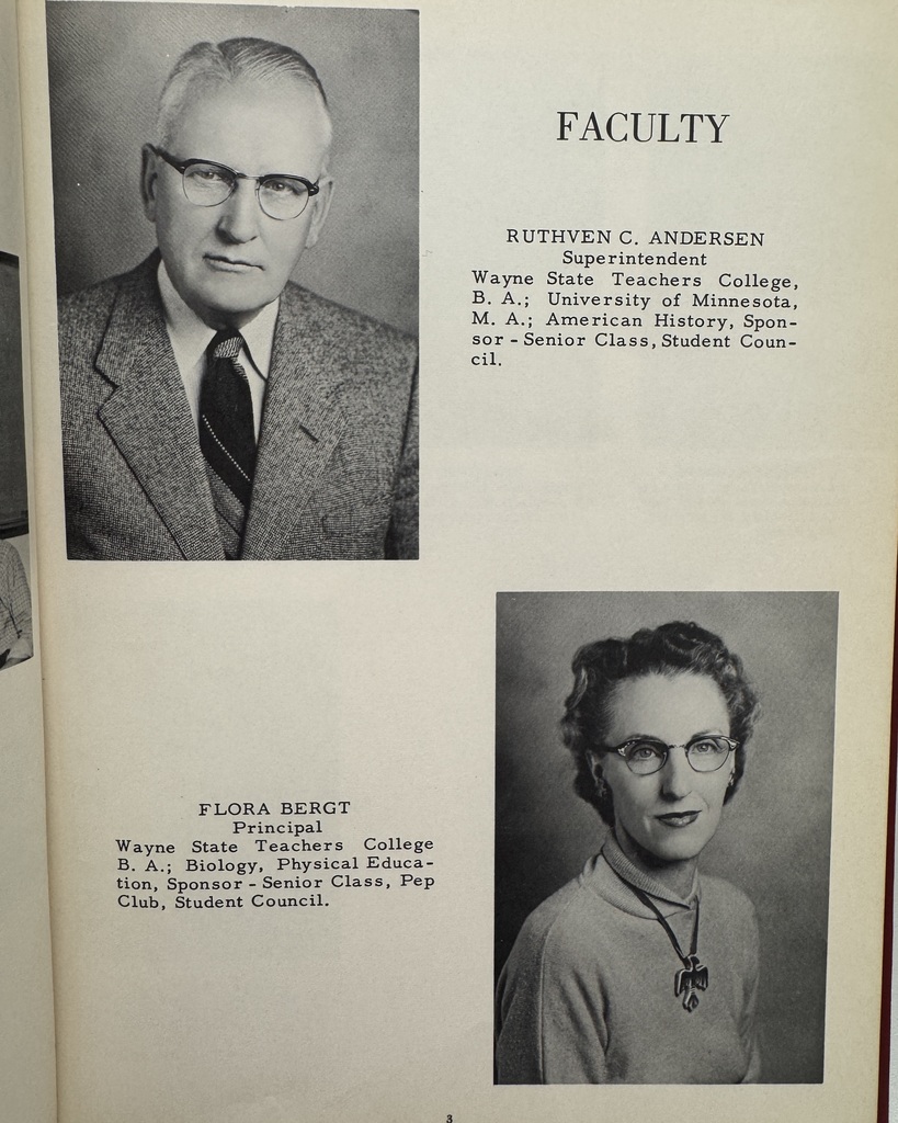 72 years ago in Cadet History...  The 1954–1955 school year was built on great teachers, strong teamwork, and Cadet pride!  This week's featured yearbook pages recognized the dedicated Faculty who shaped the next generation of Cadets and featured an unforgettable Athletics divider page with the football team gathered in a huddle, looking down at the camera—a unique photo that perfectly captured the unity and determination of the team.  Back in 1955, students were listening to the rise of rock 'n' roll with artists like Bill Haley & His Comets, grabbing a Coke at the local soda fountain, and dreaming about driving the newest Chevrolet Bel Air. Television was becoming a household staple, but Friday nights under the lights were still one of the biggest events in town.  Seventy-two years later, one thing hasn't changed: great teachers, strong teammates, and school pride continue to define what it means to be a Cadet.  #ThrowbackThursday #CadetPride⚔️