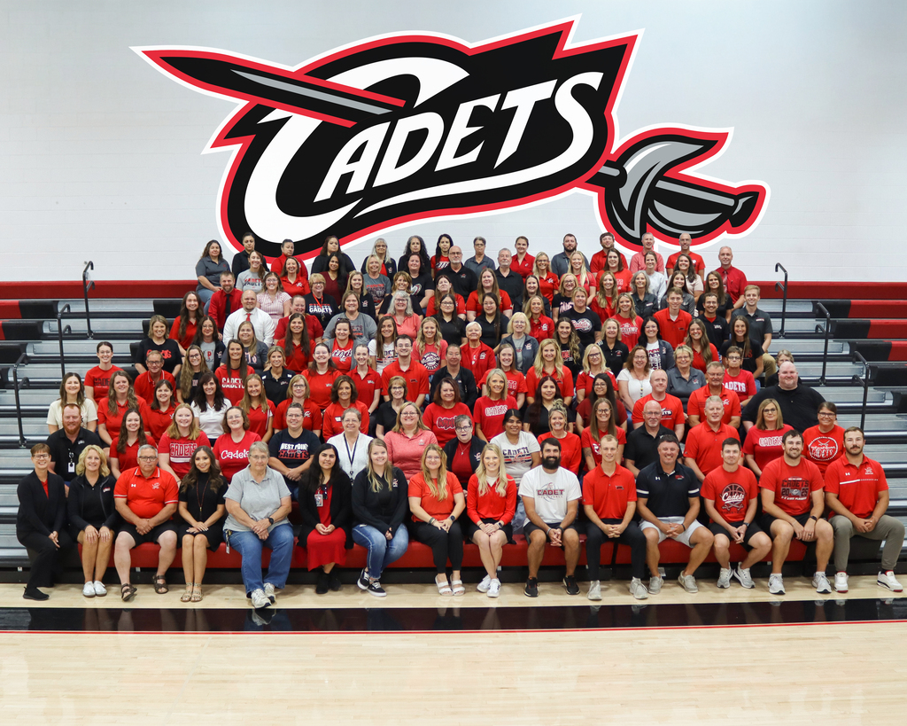 The Cadet crew is BACK in the building! ❤️⚔️ Today we officially welcomed our staff back for a day of meetings, training, reconnecting, and getting ready for all that lies ahead. The countdown is ON, and we can't wait to fill these halls with our Cadets next! Here's to new beginnings, big goals, and an amazing 2026-2027 school year! #CadetPride⚔️