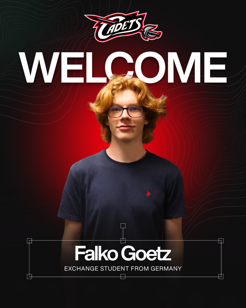 Help us give a warm welcome to Falko Goetz, our new exchange student from Germany! 🇩🇪 Falko is joining us as an 11th grader and will be spending the entire school year at West Point-Beemer. We’re excited for Falko to experience life as a Cadet, and we are looking forward to learning more about Germany and sharing a little bit of Nebraska with him along the way! If you see Falko around school or in the community, be sure to introduce yourself, say hello, and help us make him feel right at home! Welcome to WPB, Falko! ❤️🤍🖤 #CadetPride⚔️