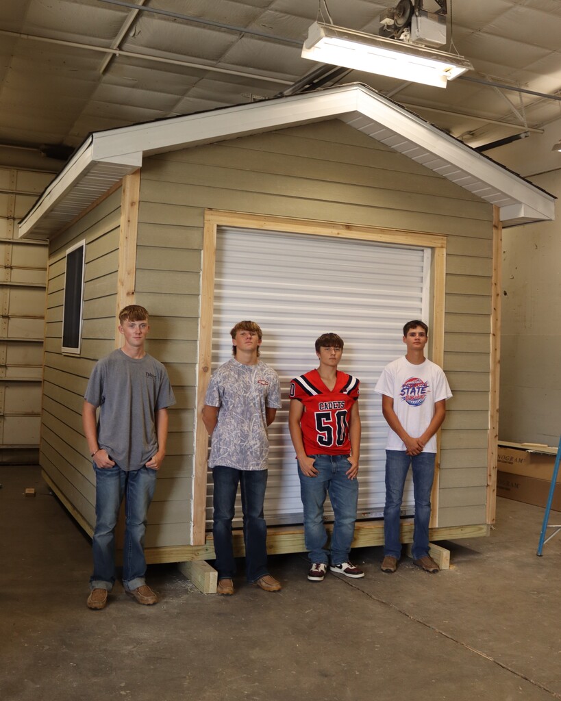 Mr. Anderson’s Intro to Construction class helped finish last year’s shed project, and today it's officially heading home with its new owner! A great hands-on project and a pretty cool way to see their hard work leave the classroom as a finished product! We are also accepting new projects for this year! If you are interested in having a shed (or another project) built by one of our classes, please reach out to Superintendent DJ Weddle @ dweddle@wpcadets.net or Mr. Anderson @ sanderson@wpcadets.net!