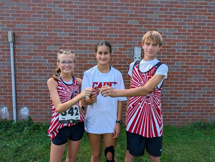 Congratulations to our Cadet Cross Country Runners who placed at today’s invite at Logan View! Kimberly Pena - 12th place - Varsity Girls Alex Doggett - 5th place - Junior High Girls Michael Ellerbruch - 5th place - Junior High Boys #CadetPride ⚔️
