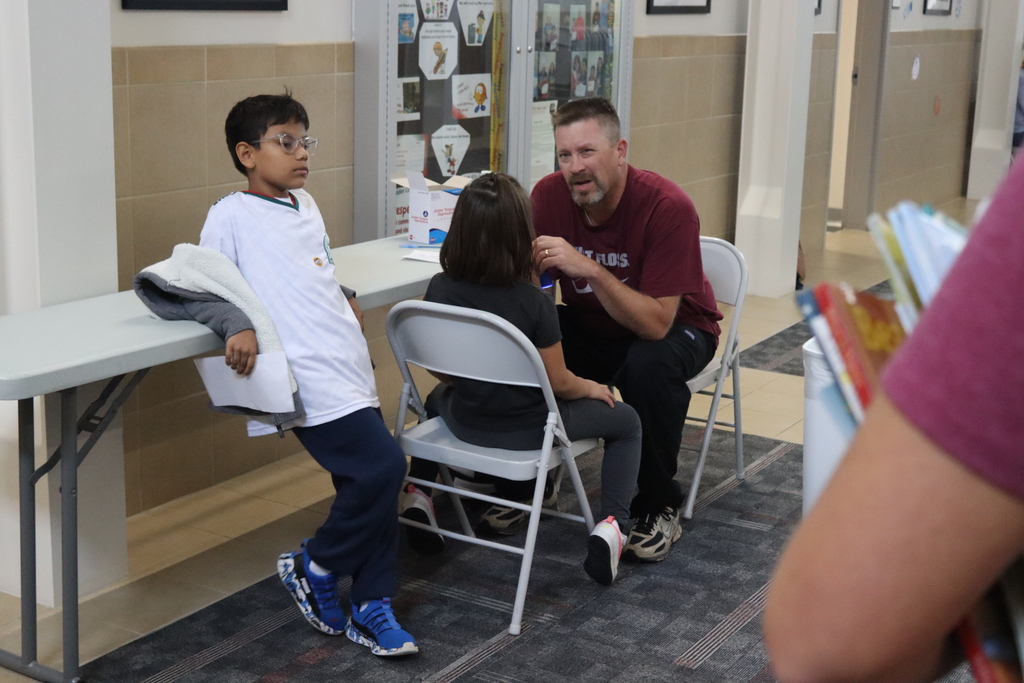 Keeping our Cadets healthy! ❤️🤍🖤   Yesterday and today, students in Preschool–4th Grade, 7th Grade, and 10th Grade participated in our annual Health Screenings!   A big THANK YOU to all of the wonderful volunteers who gave their time to help everything run smoothly, including Dr. Kralik from Family Dental Center of West Point!   We’re grateful for the community members who step up to help us care for our students and make days like these possible!   #CadetPride ⚔️