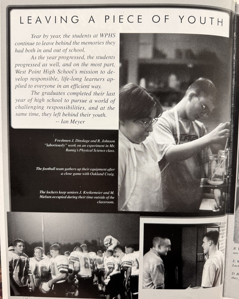 28 years ago in Cadet History…   The year was 1998–1999, and our Cadets were putting together the pieces of a school year they’d never forget! 🧩   Outside the halls of WP-B, everyone was talking about Y2K, listening to Britney Spears and the Backstreet Boys, watching The Parent Trap, and trying to keep their Tamagotchis alive.   With the theme “Leaving A Piece of Youth,” the yearbook used puzzle pieces to capture the people, moments, and memories that made the year complete. From “This Piece Stands Out” to “Graduation Fills Last Piece of the Puzzle,” every page was another piece of the Cadet story!   #ThrowbackThursday #CadetPride⚔️
