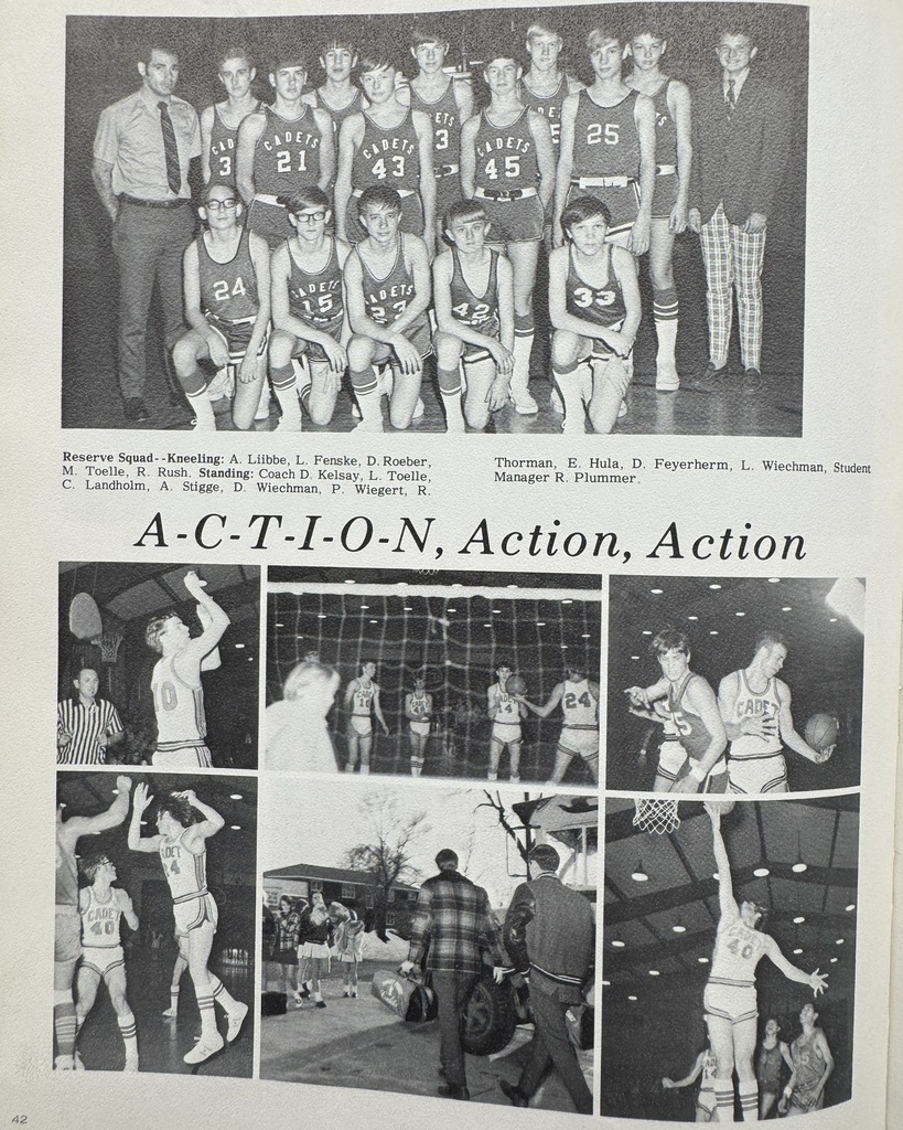 56 years ago in Cadet History…  In 1970–1971, our Cadets gave us plenty to look back on!  This week’s featured pages include “It Takes Nerve To Be A Teacher,” giving us a glimpse of the educators who kept WPHS running, and a look at the Basketball Team, who chalked up an outstanding 16–6 record!  Meanwhile, bell-bottoms were in style, The Brady Bunch was on TV, and everyone was listening to The Jackson 5, The Beatles, and Simon & Garfunkel!  #ThrowbackThursday #CadetPride⚔️