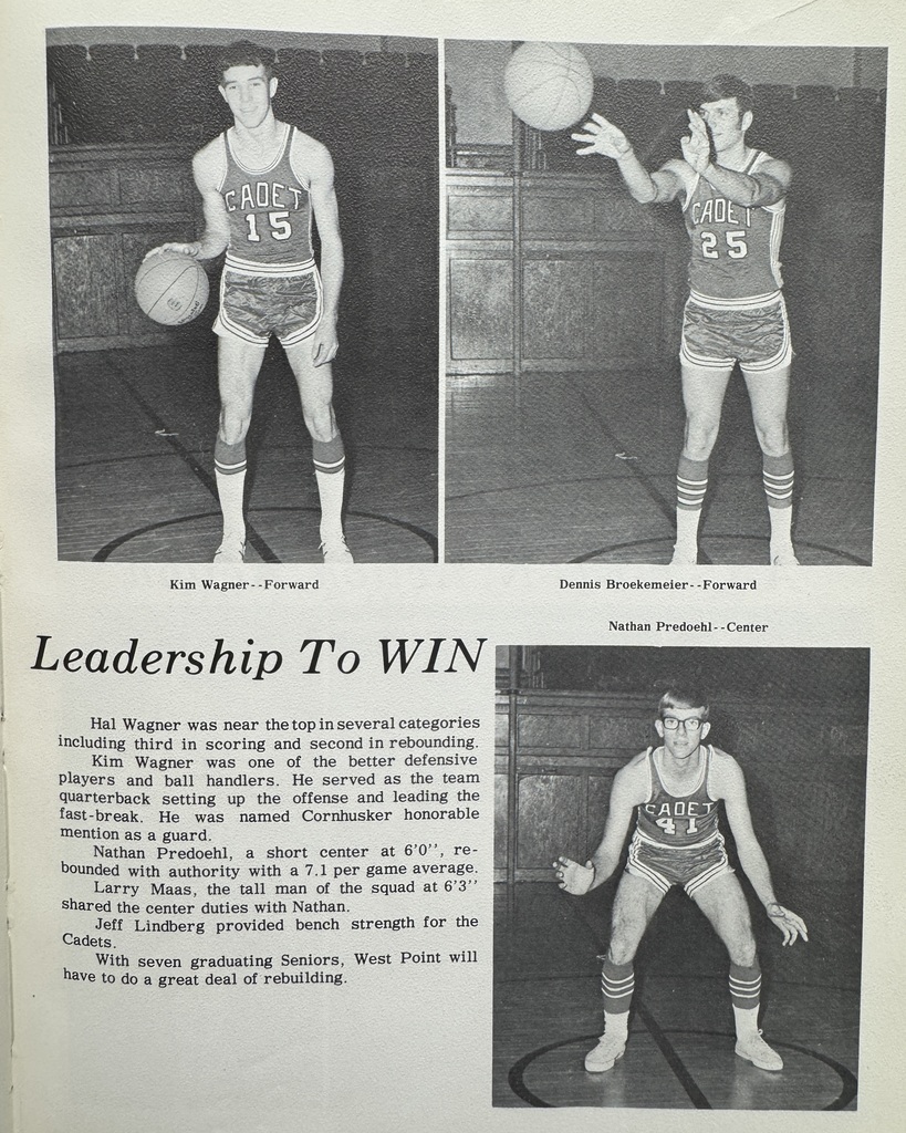 56 years ago in Cadet History…  In 1970–1971, our Cadets gave us plenty to look back on!  This week’s featured pages include “It Takes Nerve To Be A Teacher,” giving us a glimpse of the educators who kept WPHS running, and a look at the Basketball Team, who chalked up an outstanding 16–6 record!  Meanwhile, bell-bottoms were in style, The Brady Bunch was on TV, and everyone was listening to The Jackson 5, The Beatles, and Simon & Garfunkel!  #ThrowbackThursday #CadetPride⚔️