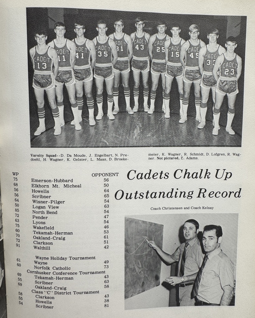 56 years ago in Cadet History…  In 1970–1971, our Cadets gave us plenty to look back on!  This week’s featured pages include “It Takes Nerve To Be A Teacher,” giving us a glimpse of the educators who kept WPHS running, and a look at the Basketball Team, who chalked up an outstanding 16–6 record!  Meanwhile, bell-bottoms were in style, The Brady Bunch was on TV, and everyone was listening to The Jackson 5, The Beatles, and Simon & Garfunkel!  #ThrowbackThursday #CadetPride⚔️