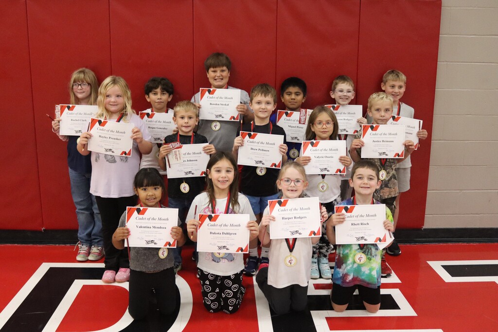 Our first Cadet Assembly of the 2026-2027 school year!   Congratulations to all of our award winners - we’re FALLing for Cadet Pride! 🍂  #CadetPride⚔️