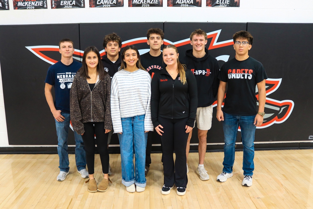 Congratulations to our 2026 West Point-Beemer Homecoming Court! These students were voted by their peers to represent the Class of 2027 at Homecoming Coronation which will be held on Friday, October 9th following the Football Game! 👑 Girls (L to R): Kimberly Pena Camila Catalan McKenzie Marksmeier Molli Miller (not pictured) Vanessa Santana (not pictured) Boys (L to R): Colby Anderson Manny Figueroa Alex Ramos Hunter Doggett Gerardo Flores #CadetPride⚔️