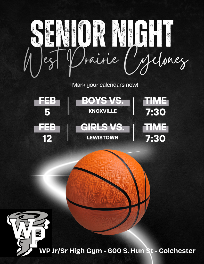 senior night flyer