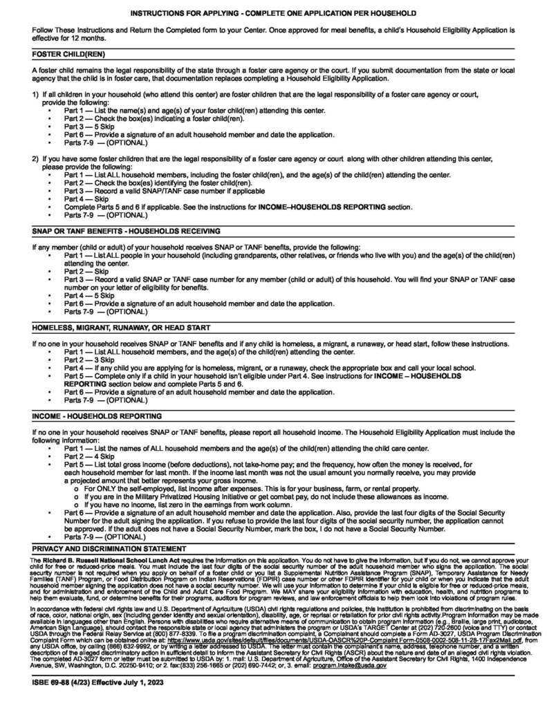 Household application 2