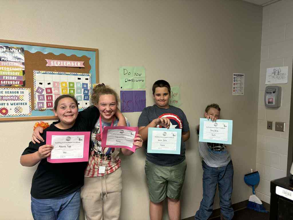 Entomology  Certificates