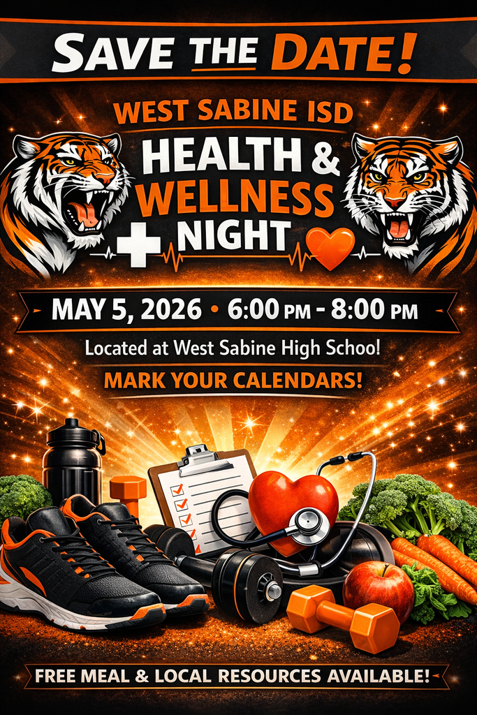 West Sabine ISD Health Night poster