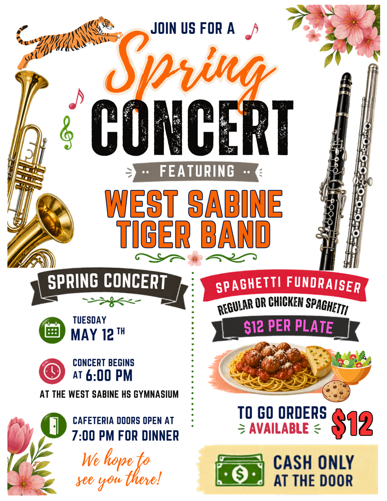 SPRING BAND CONCERT AND SPAGHETTI DINNER