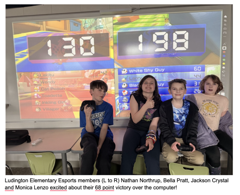 Students at esports competition