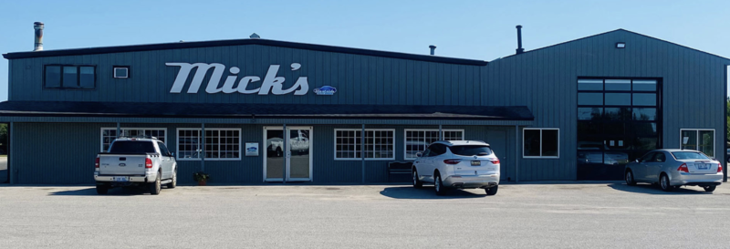 Mick's Auto outside of building